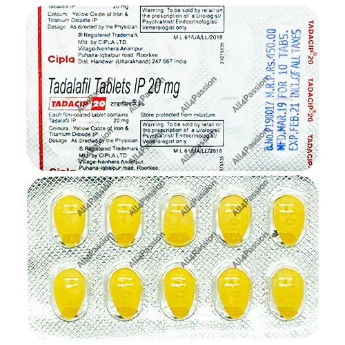 Tadacip 20mg Cipla