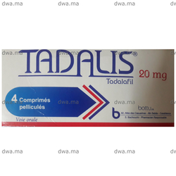 Tadalafil 20mg boite de 12