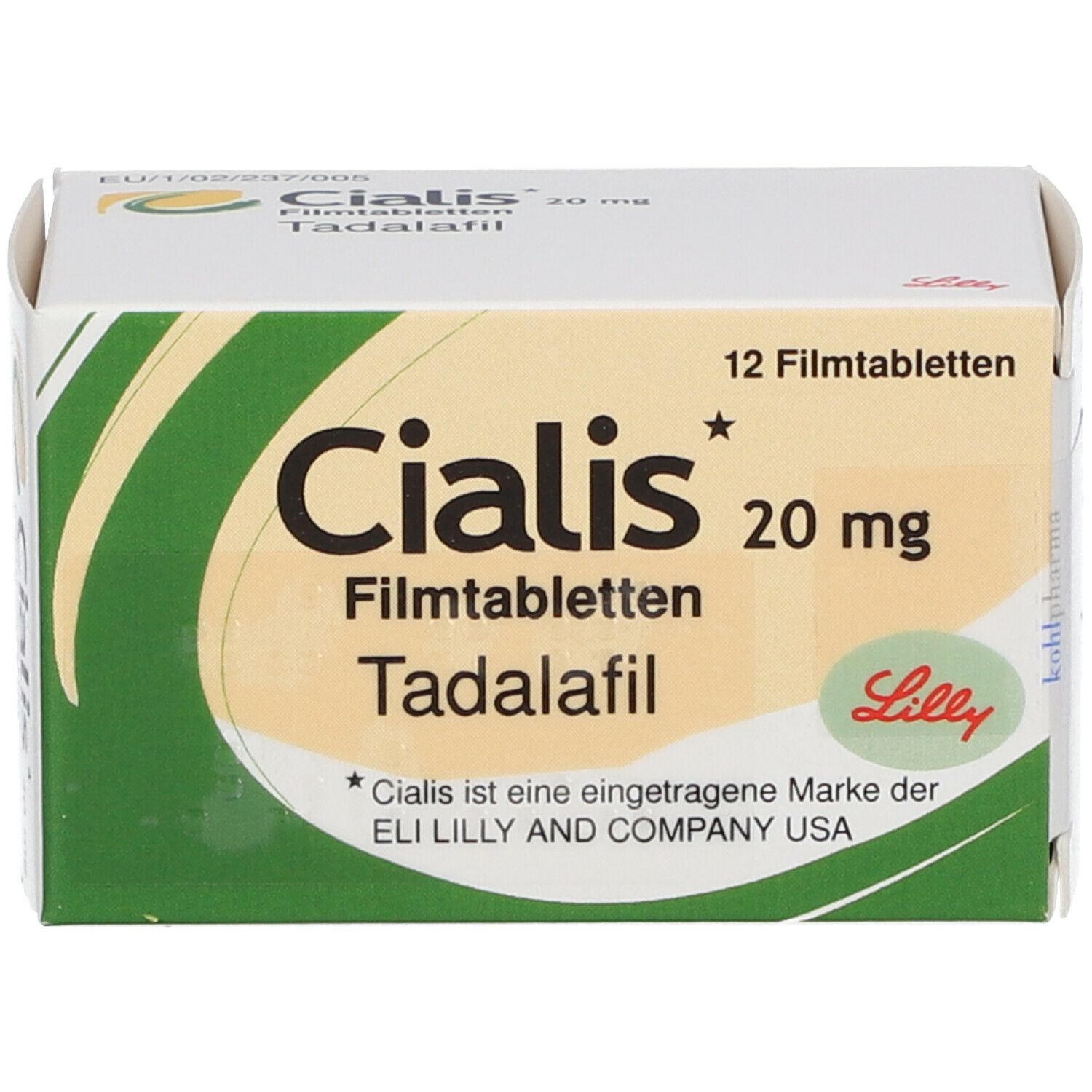 Tadalafil 20mg Cialis