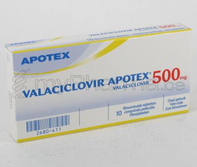 Valacyclovir 500mg