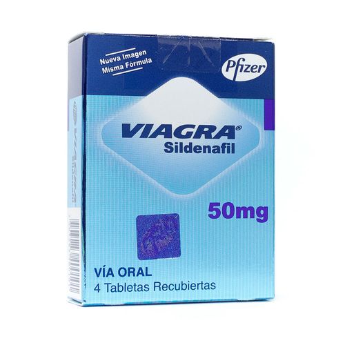 Viagra 50 Mg X 4 Tabletas